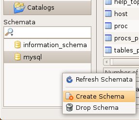 Create MySQL Schema